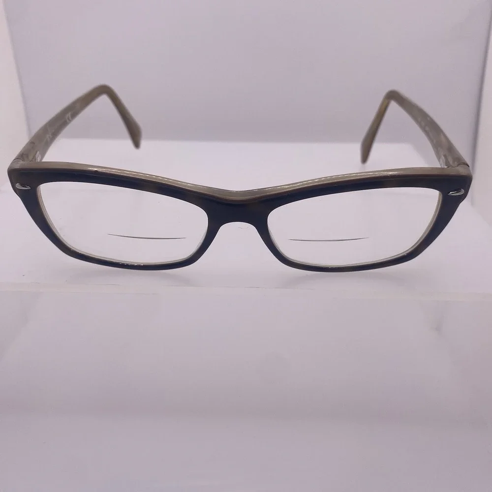 Ray-Ban Eyeglasses FRAMES ONLY RB 5255 Cat Eye 51-16-135 Black Brown 495
